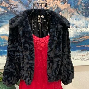 Tacera faux fur jacket